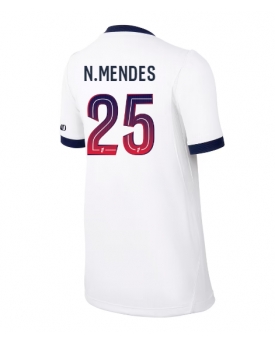 Billige Fotballdrakt Paris Saint-Germain Nuno Mendes #25 Replika Bortedrakt Dame 2026-27 Kortermet Billige Fotballdrakt Paris Saint-Germain Nuno Mendes #25 Replika Bortedrakt Dame 2026-27 Kortermet